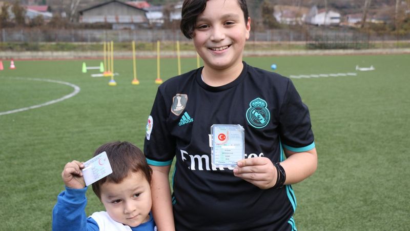 Karabük'te çocuklarına hayranı olduğu Real Madridli yıldızların isimlerini verdi