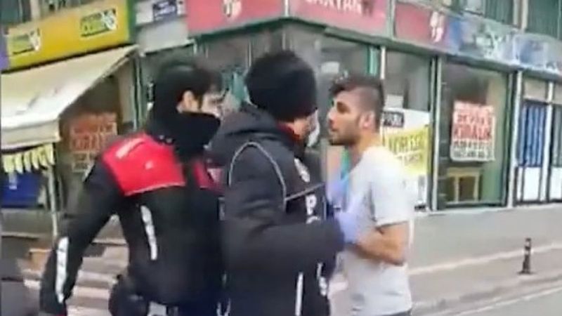 Samsun'da polisten yumruk yiyen vatandaşın açıklaması