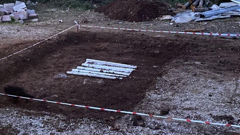 Muğla’da çocuklar tarihi mezar buldu