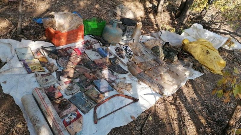 Muş’ta terör örgütüne ait malzemeler ele geçirildi