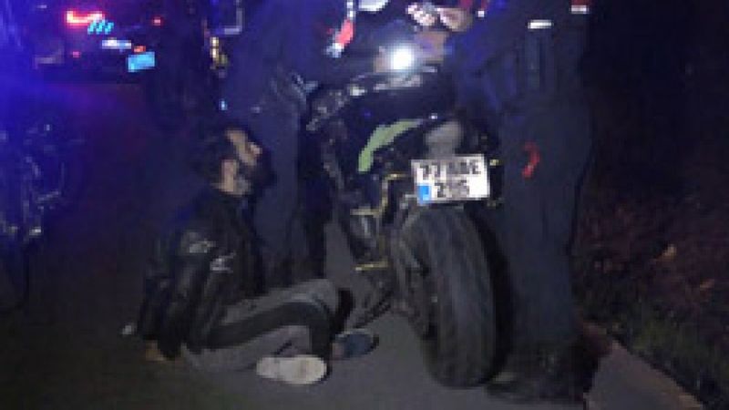 Bursa'da polisten kaçan motosikletli, 21 kilometre sonra yakalandı