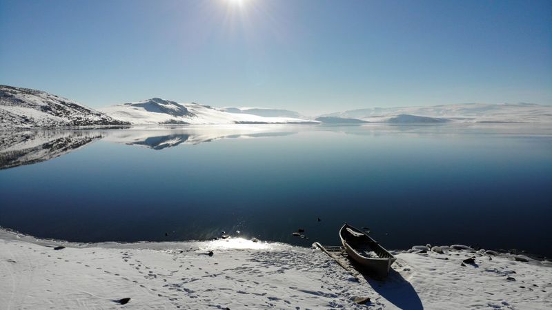 Saklı Cennet 'Aygır Gölü'nden kartpostallık görüntüler