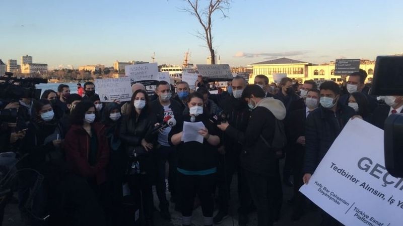 Tekelcilerin alkol satışı yasağı esnetilsin eylemi