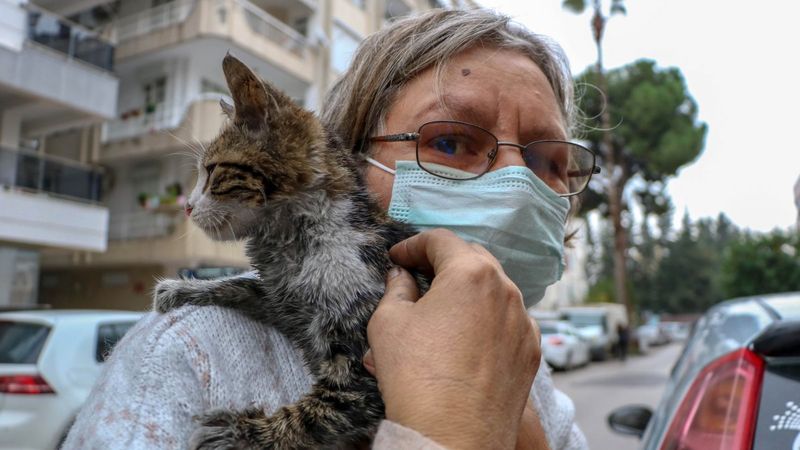 Antalya'da kedileri için bankadan kredi çeken kadının evi yandı