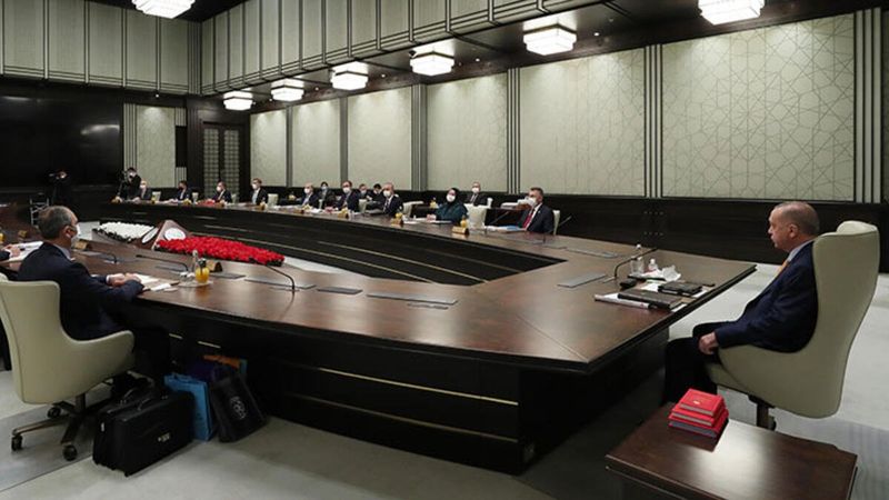 2021 yılının ilk kabine toplantısı