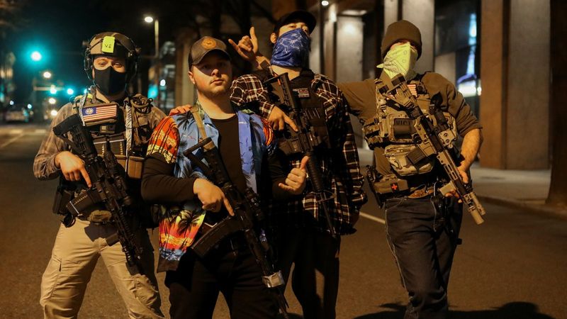 ABD’de silahlı gruplar, Lobi Günü için sokaklara indi