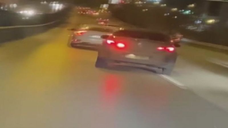Kartal’da makas atan sürücüyü çekerken kendisi de trafiği tehlikeye soktu