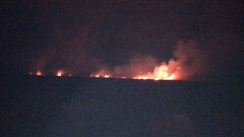 Eber Gölü'ndeki sazlık alan yine yandı