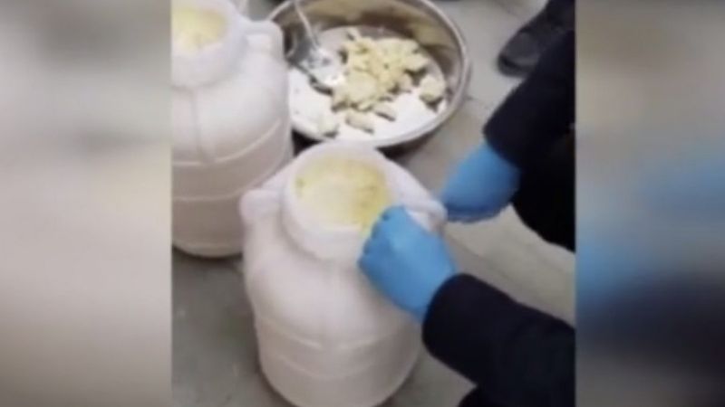Malatya'da peynir bidonlarına gizlenmiş 15 kilo esrar ele geçirildi