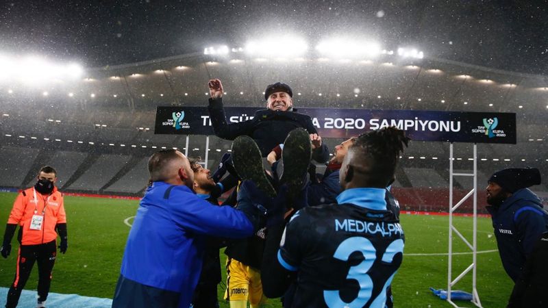 Trabzonspor'da Süper Kupa sevinci