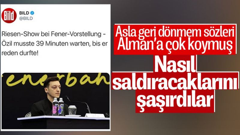 Alman basını Mesut Özil'i eleştirmeye çalıştı