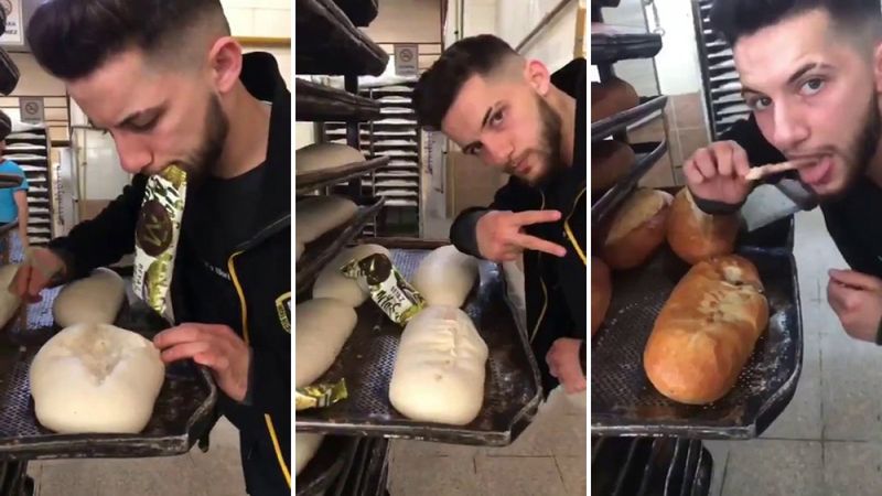 Mersin’de ekmekle çirkin oyun