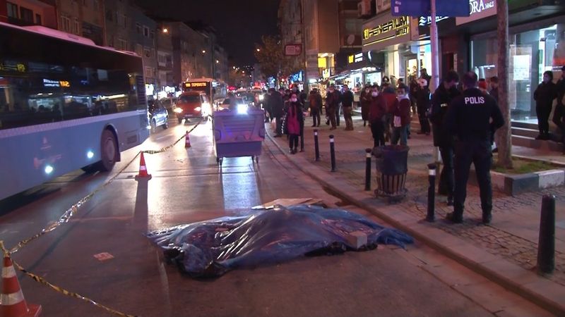 Ümraniye'de yolun karşısına geçmek isteyen engelli öldü