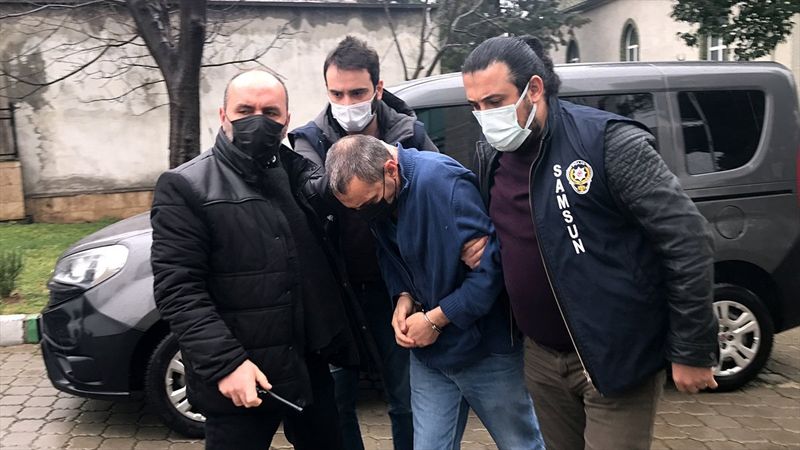 Samsun’da eşini öldüren cani koca tutuklandı