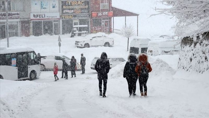 11 ilde yüz yüze eğitime kar engeli
