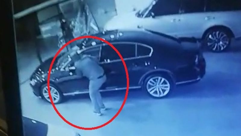 Bursa’da galeriden çaldığı otomobille 2 gün gezip, geri getirdi