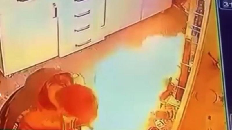 Batman’da telefon alev aldı, zor kurtuldu