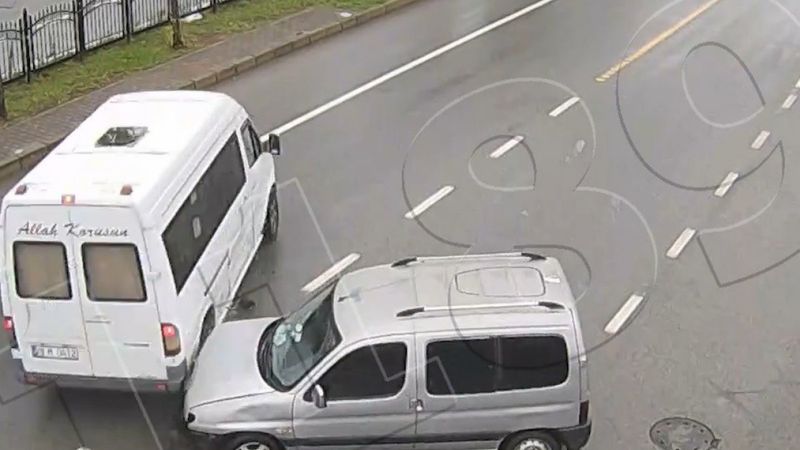 Doğu Karadeniz'deki kazalar güvenlik kameralarına yansıdı