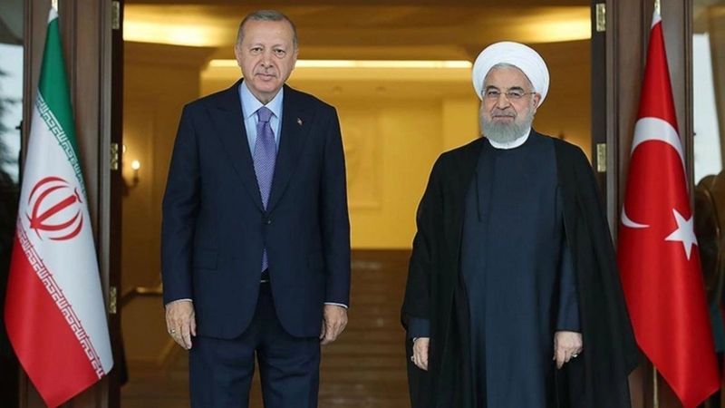 Cumhurbaşkanı Erdoğan, Ruhani'yle görüştü