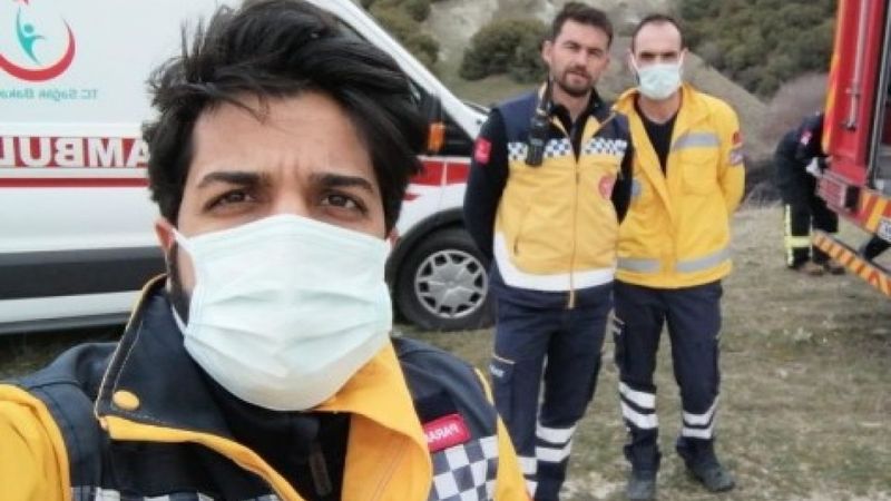 112 Acil Sağlık ekipleri bu kez ormanı yanmaktan kurtardı