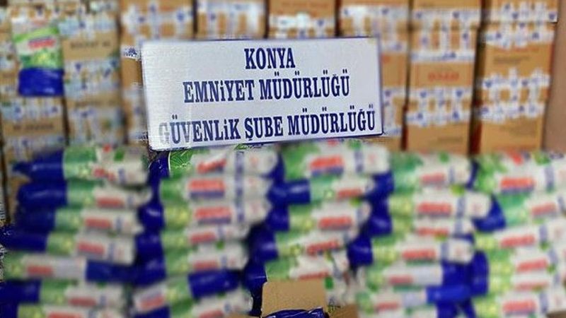 Konya’da ürettikleri deterjanları marka paketlere doldurup sattılar