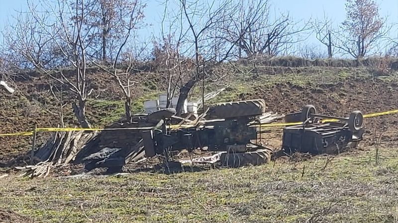 Manisa’da 78 yaşındaki sürücü traktörün altında can verdi