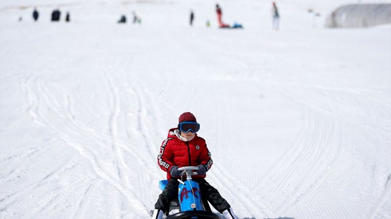 Erciyes'te sakin hafta sonu