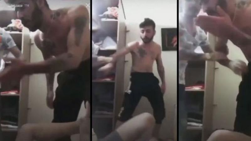 Ümitcan Uygun’un arkadaşı canlı yayında genç kızı darbetti