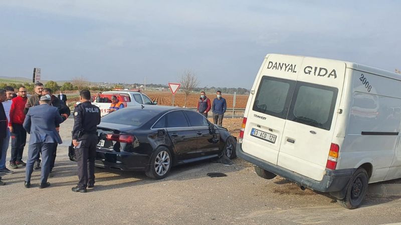 Şanlıurfa'da İyi Parti konvoyunda kaza: 4 yaralı