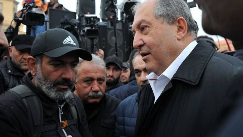 Ermenistan Cumhurbaşkanı Sarkisyan'dan Paşinyan’ın kararnamesine ret