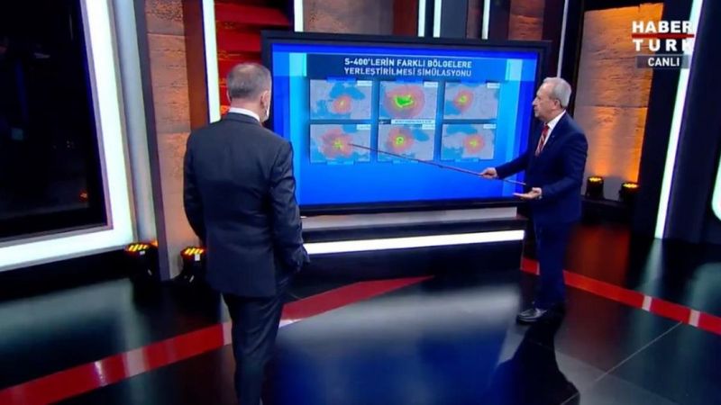 Canlı yayında S-400'leri nerelere konuşlandırmalıyız haritası