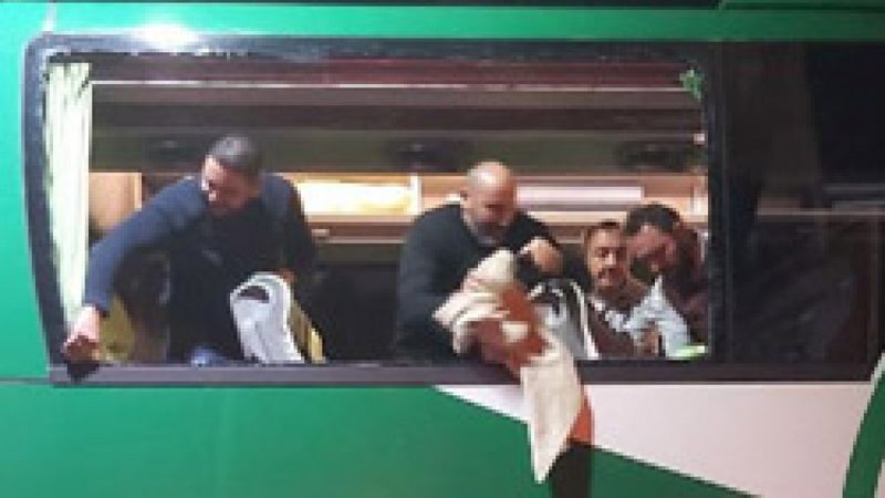 Giresunspor kafilesine Samsun dönüşü taşlı saldırı