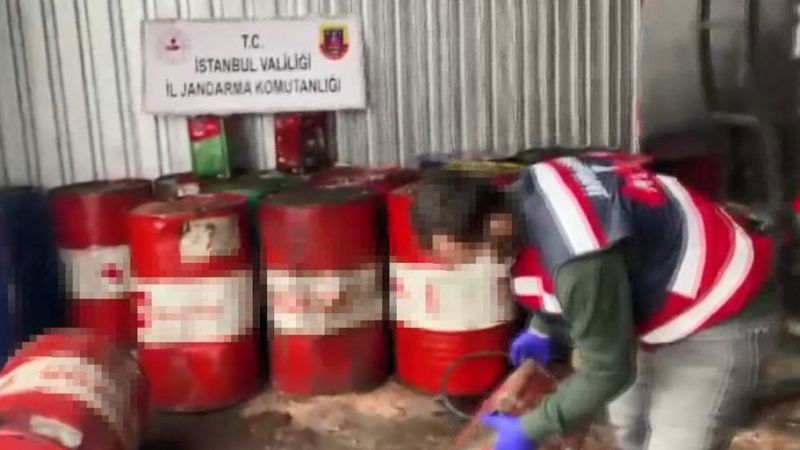 İstanbul’da 60 bin litre kaçak akaryakıt ele geçirildi