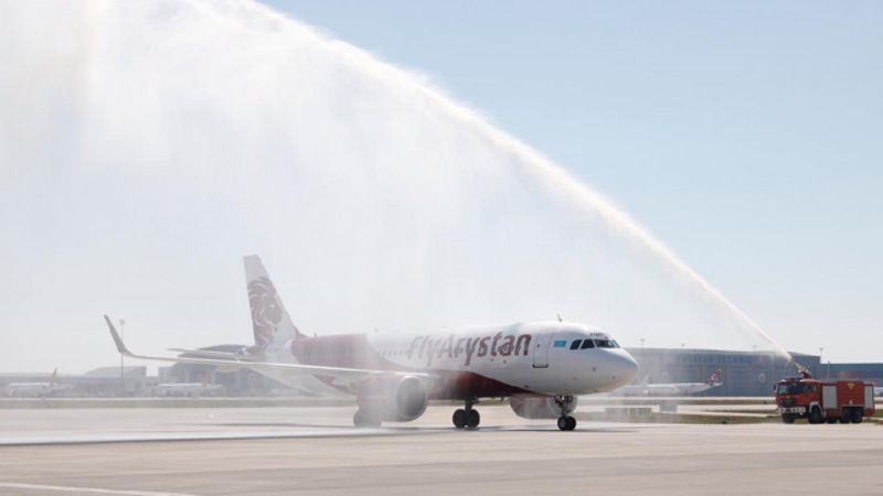 Sabiha Gökçen’den Kazakistan uçuşları başladı