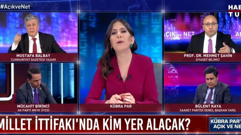 Habertürk'te Mustafa Balbay ile Mehmet Şahin arasında 'senin için üzülüyorum' polemiği