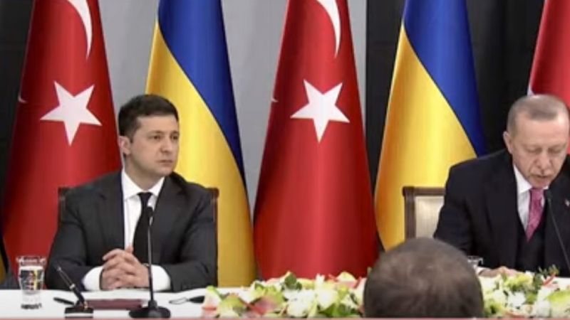 Cumhurbaşkanı Erdoğan ile Ukrayna Devlet Başkanı'ndan ortak basın açıklaması