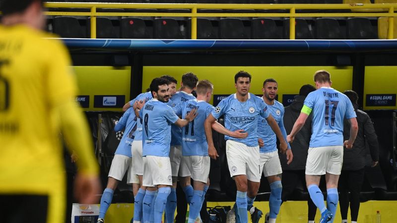 Manchester City Şampiyonlar Ligi'nde Borussia Dortmund'u eledi