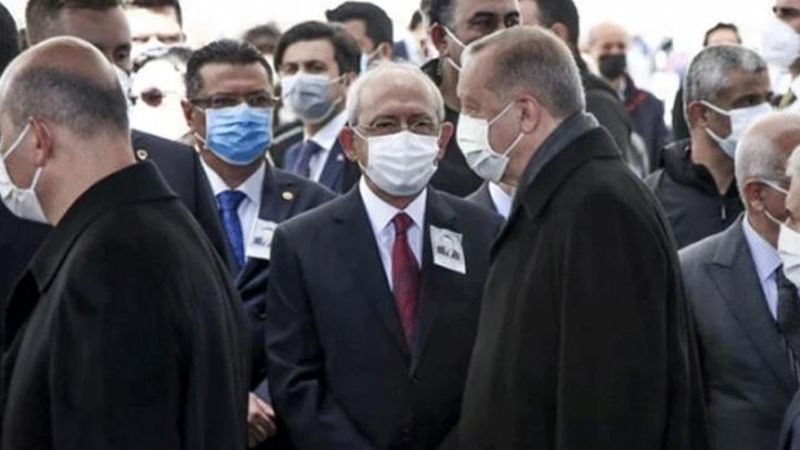 Cumhurbaşkanı Erdoğan, Kılıçdaroğlu'na selam vermedi