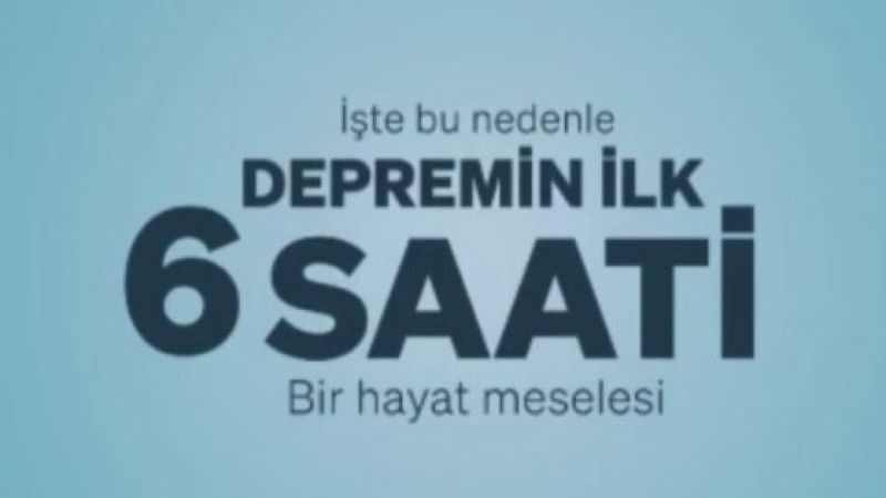 AFAD'dan depremin ilk 6 saatinde neler yapmalıyız videosu