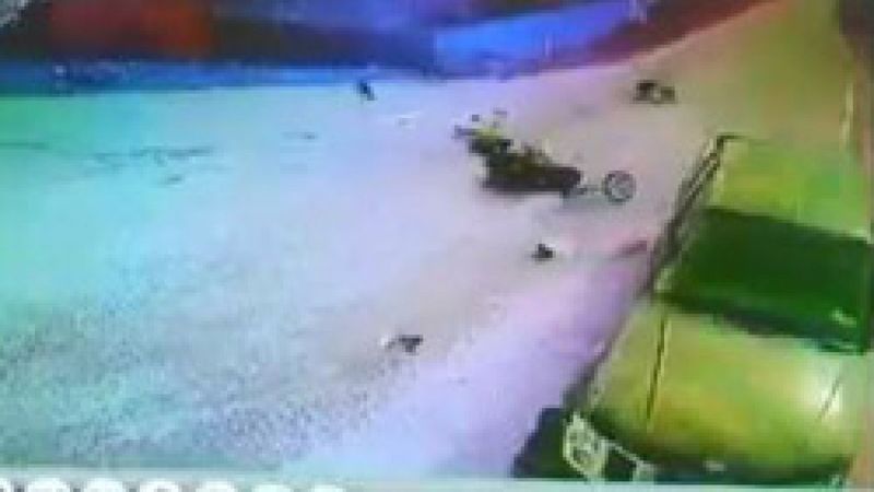 Bursa'da 15 yaşındaki gencin hayatını kaybettiği kaza güvenlik kamerasında