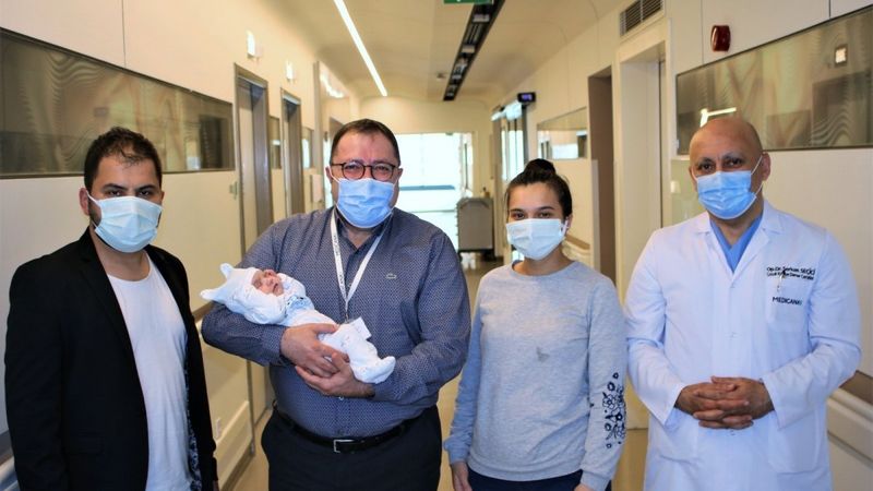 Çanakkale'de yaşamaz denilen Umut bebek hayata tutunmayı başardı