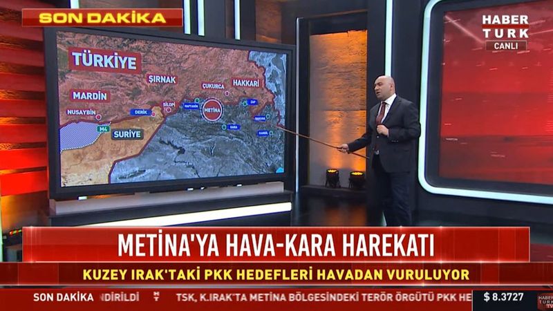 Kuzey Irak'taki Metina bölgesinin önemi