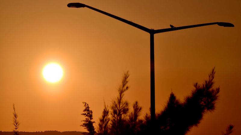 Mersin'den gün doğumu manzarası