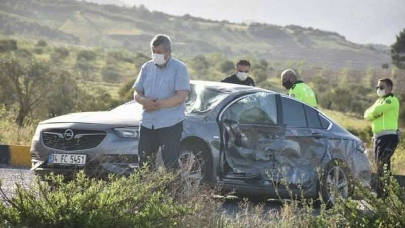 Aydın'da kazadan sağ kurtuldu, şükür namazı kıldı