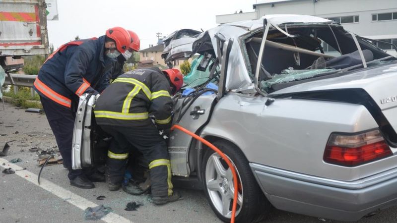 Ordu'da feci kaza: Yeni aldığı otomobilin içinde can verdi