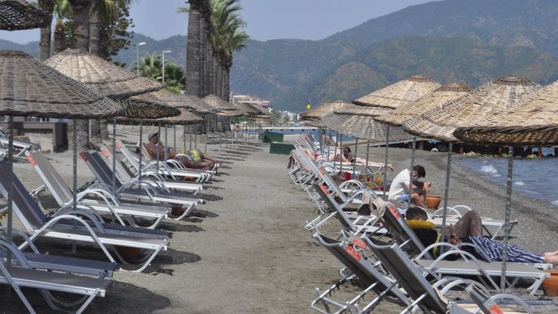 Marmaris Ukraynalı turistlere kaldı