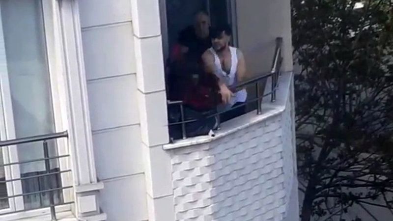 Esenyurt’ta bir kadın oğlu ve eşinden dayak yedi