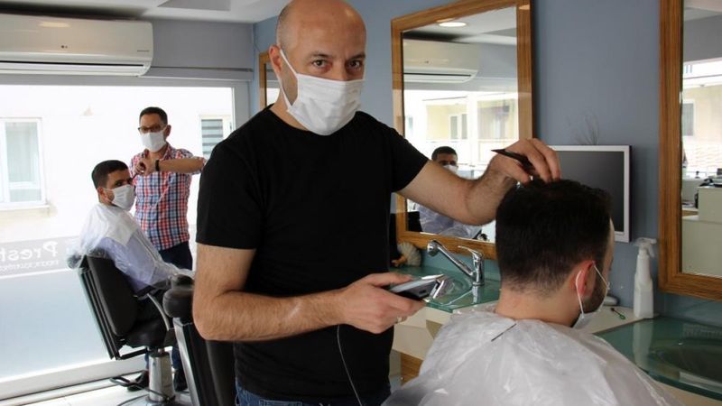 Aydın'da berber salonları doldu