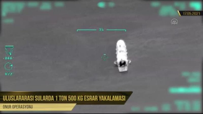 Suriye açıklarında 1,5 ton uyuşturucu madde ele geçirildi