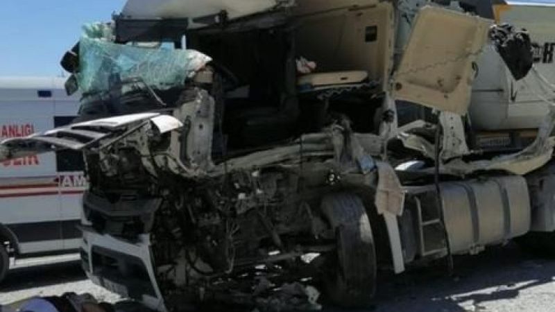 Muğla'da iki tır çarpıştı